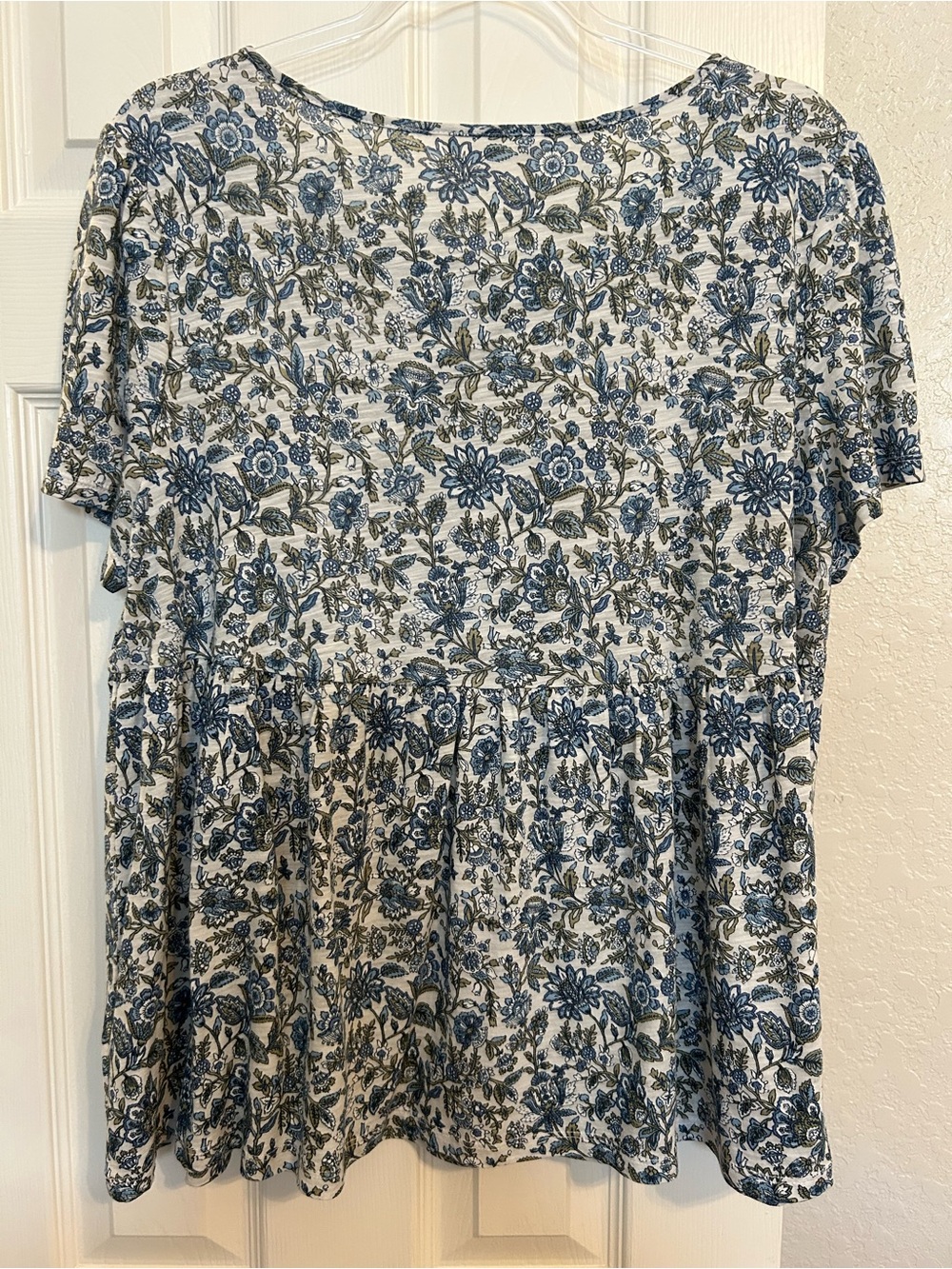 Lucky Brand Multicolor Floral Peasant Blouse - Picture 2 of 8